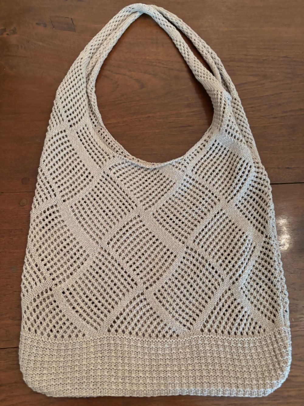 Crochet Tote Mesh Shoulder Bag LIKE NEW